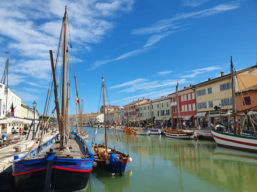 Cesenatico's historic canal