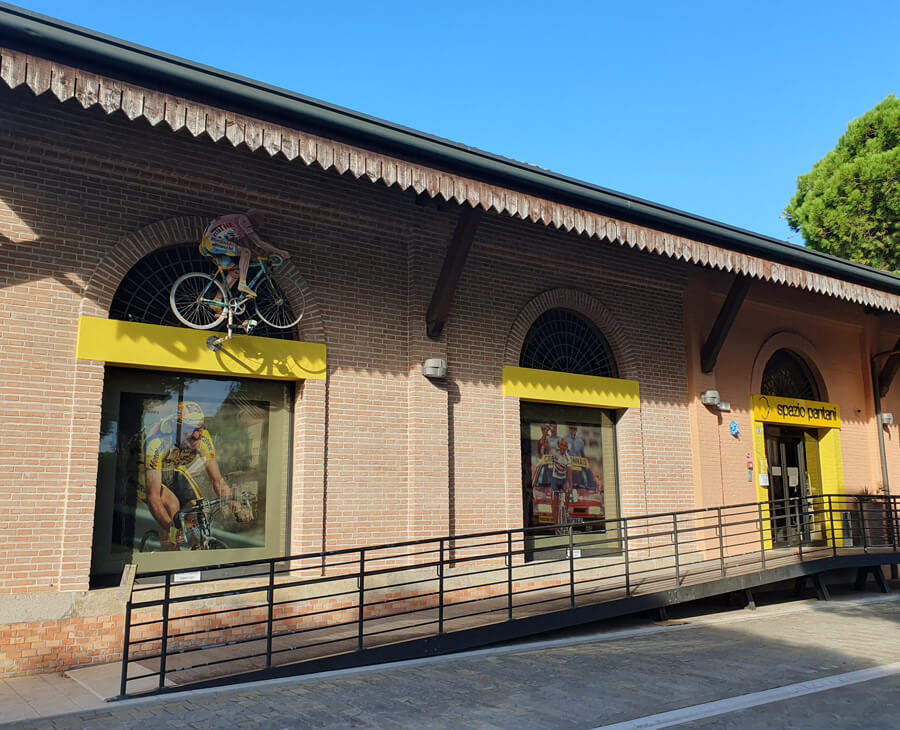 Exterior of the Spazio Pantani