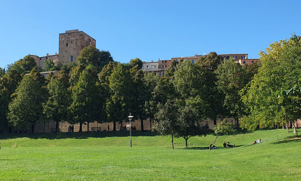 View of Santarcangelo di Romagna